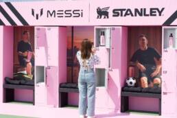 Stanley x Messi Locker Room activation by DRAW Productions, Sydney
