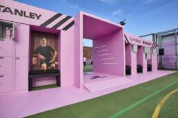 Stanley x Messi Locker Room activation by DRAW Productions, Sydney